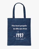 1989 Denim Tote Bag