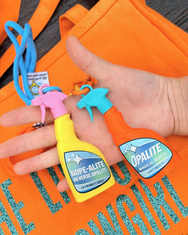 Opalite Nopealite Spray Bottle Keychain