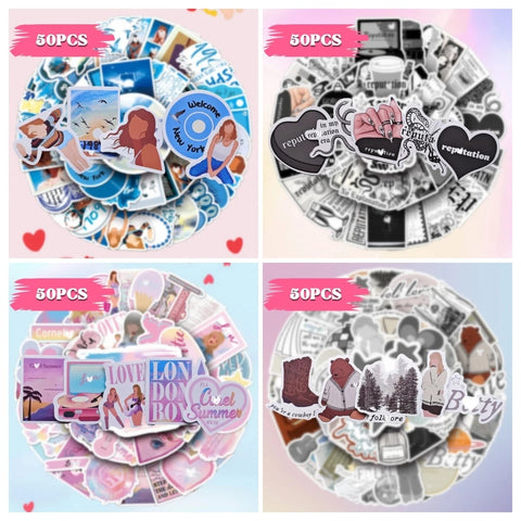 12 Eras in One Sticker Set (600pcs Total)