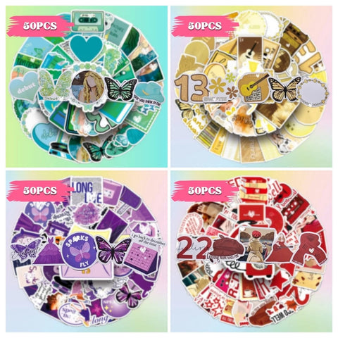 12 Eras in One Sticker Set (600pcs Total)