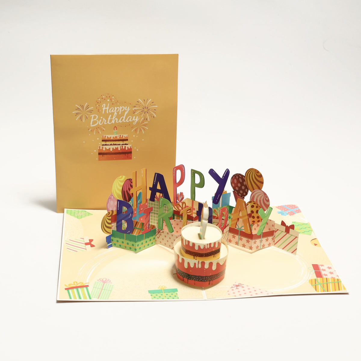 Interactive Happy Birthday Music Pop-Up Card