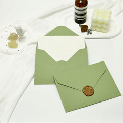 Minimalist Thank You Greeting Card with Wax Seal