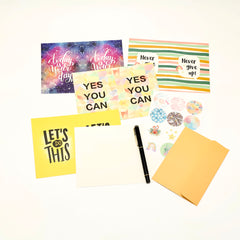 Inspirational Quote Greeting Cards Set – 24 Designs