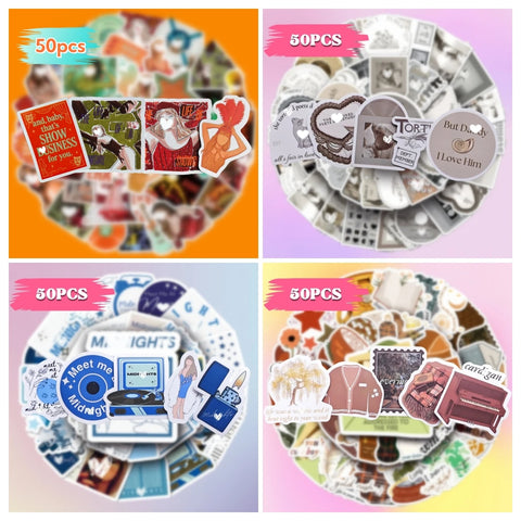 12 Eras in One Sticker Set (600pcs Total)