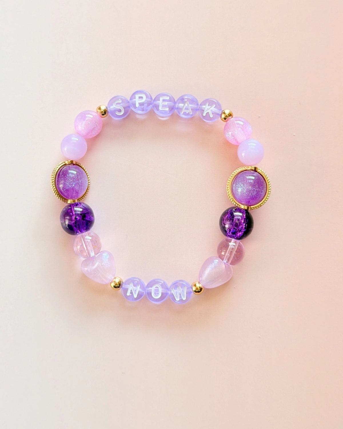 Speak Now Era Bracelet – Purple Beaded Friendship Bracelet