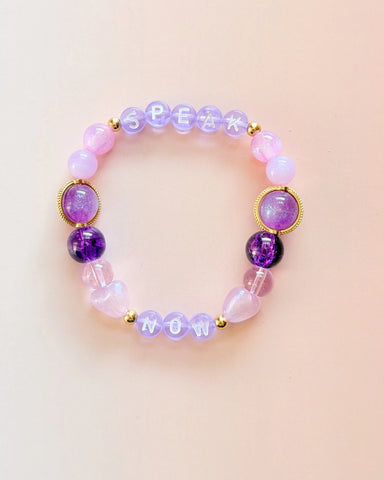 Speak Now Era Bracelet – Purple Beaded Friendship Bracelet
