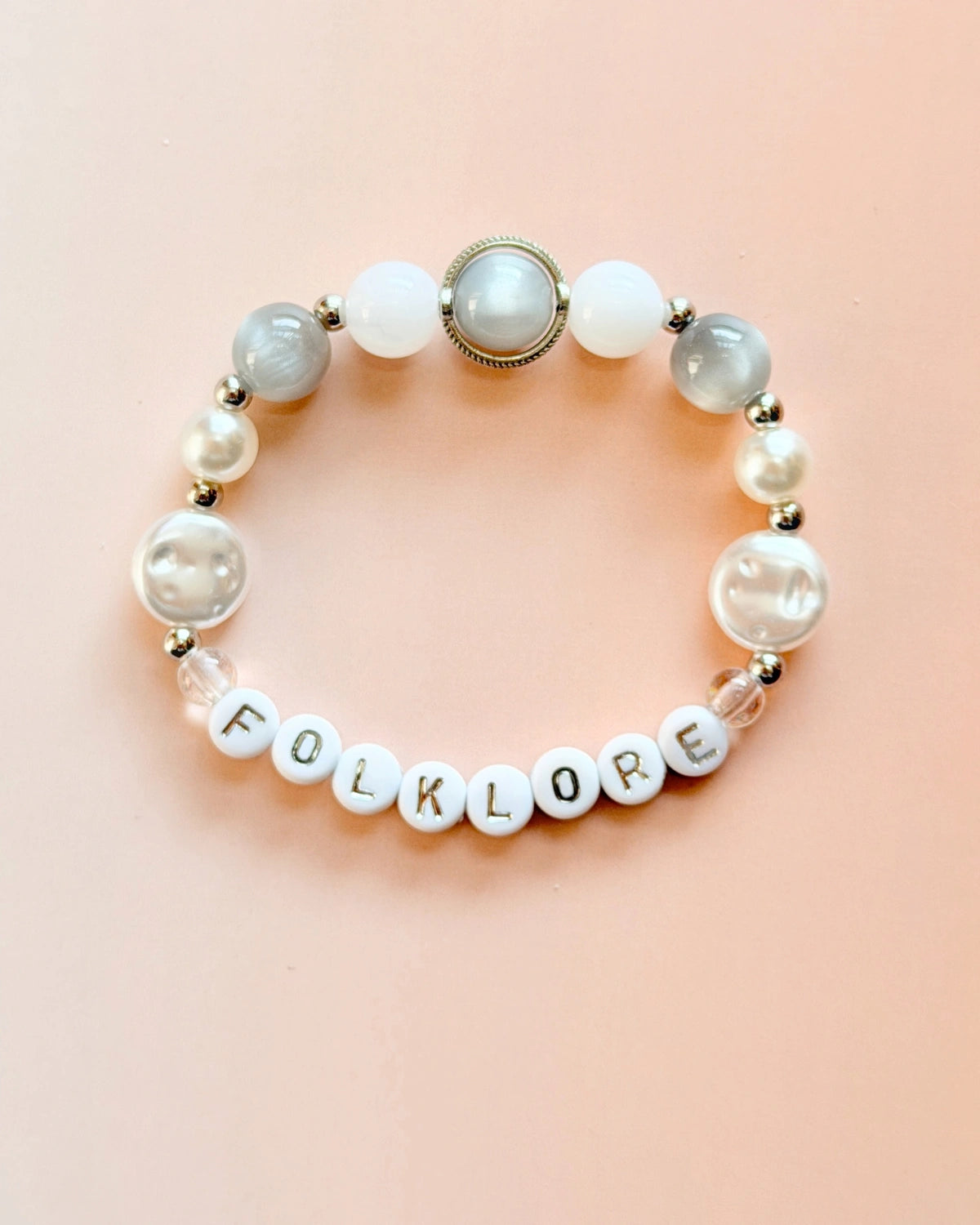 Folklore Era Bracelet – Neutral Beaded Minimal Bracelet | LuluKing