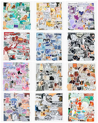 12 Music-Themed Sticker Set — Upgraded Edition