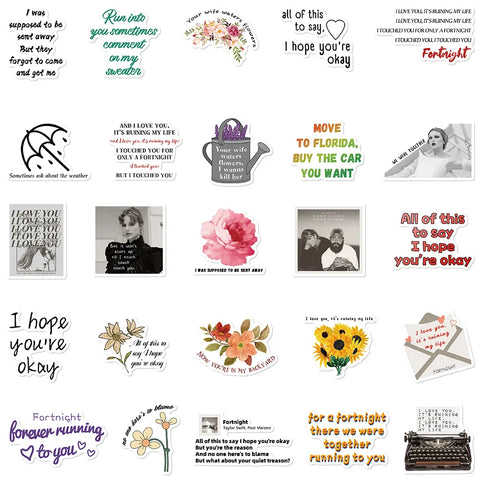 Fortnight-Themed Sticker Pack – 50 Unique Designs