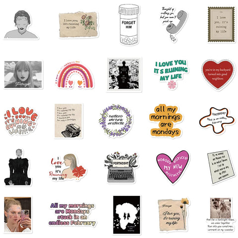 Fortnight-Themed Sticker Pack – 50 Unique Designs