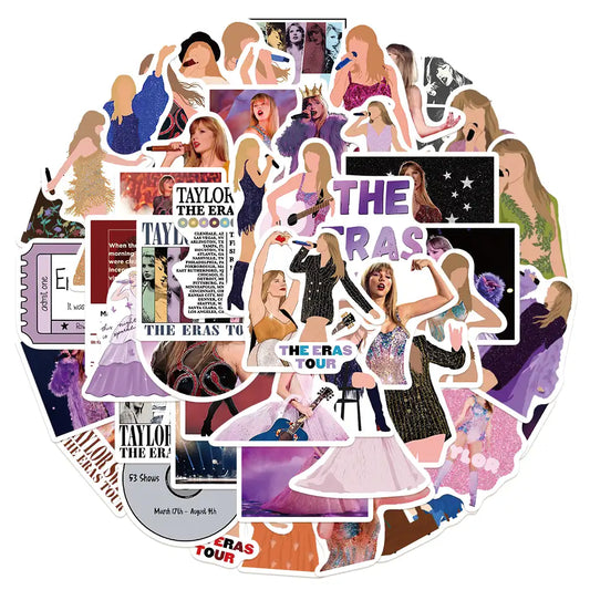 The Eras Tour-Inspired Sticker Pack – 50 Unique Designs