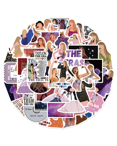 The Eras Tour-Inspired Sticker Pack – 50 Unique Designs